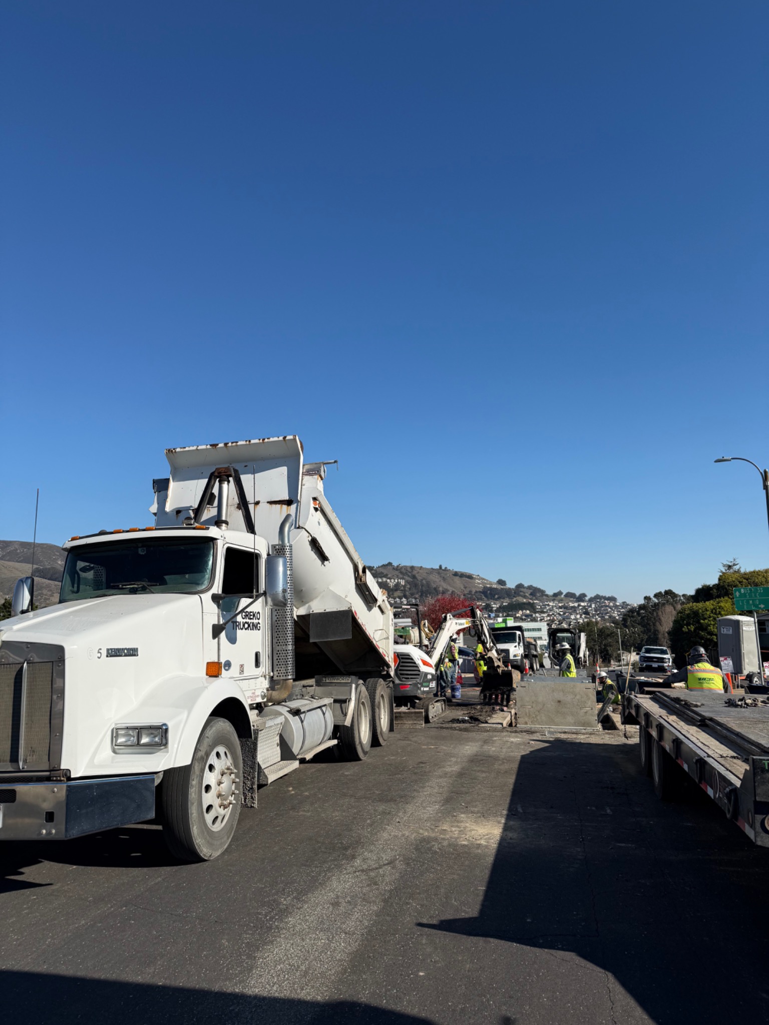Greko Trucking jobsite